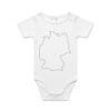 AS Colour - Organic Baby 'Mini-me' Onesie Romper Thumbnail